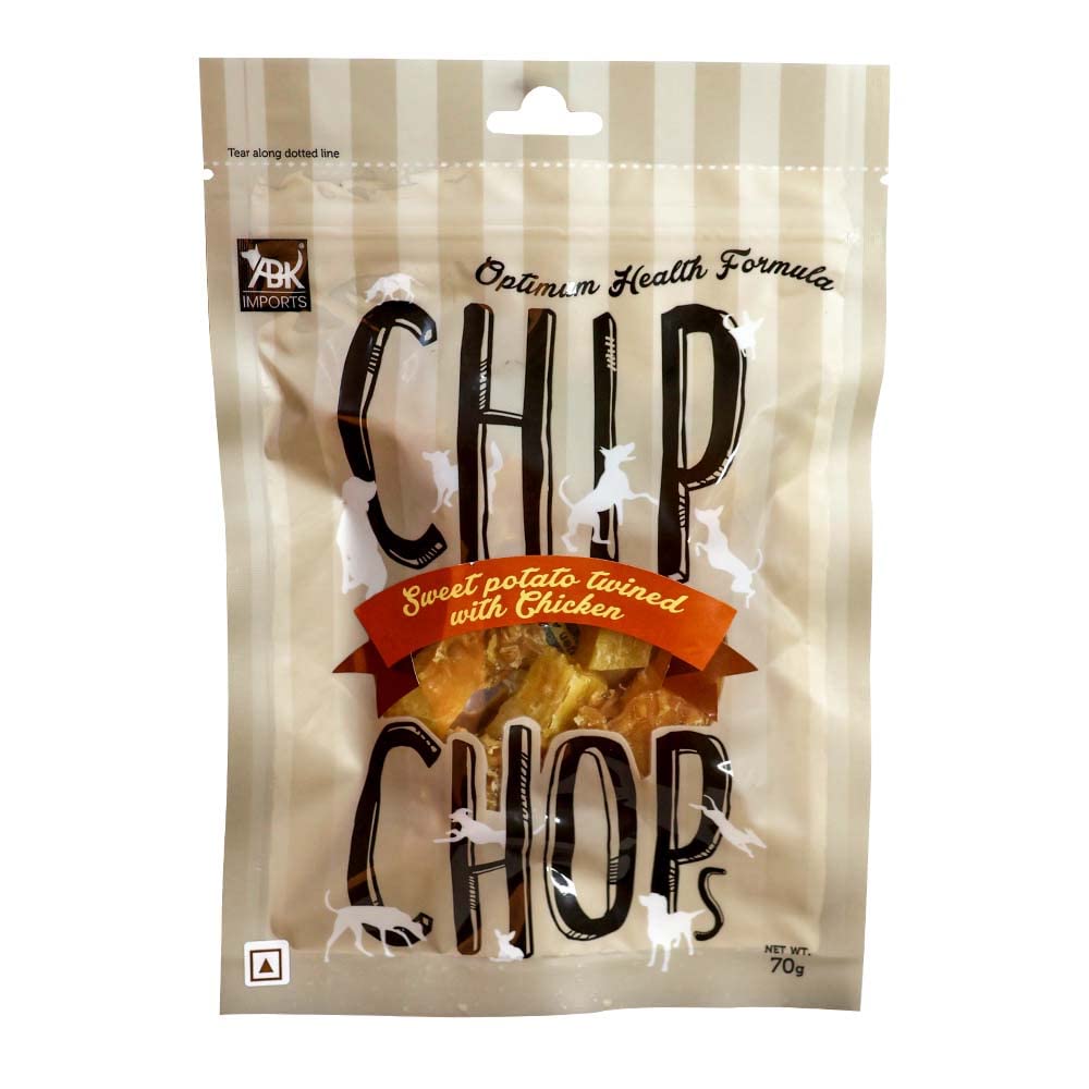 Revolutionize Your Dog's Snacking with Chip Chops Sweet Potato Twined with Chicken