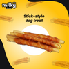 Dogaholic Milky Chew Cheese and Chicken Stick - 10 Pcs