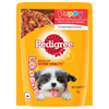 Pedigree Puppy Chicken and Liver Chunks Flavor with Vegetables in Gravy - 70 gms