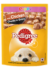 Pedigree Puppy Food Chicken Chunks in Gravy - 70 gms